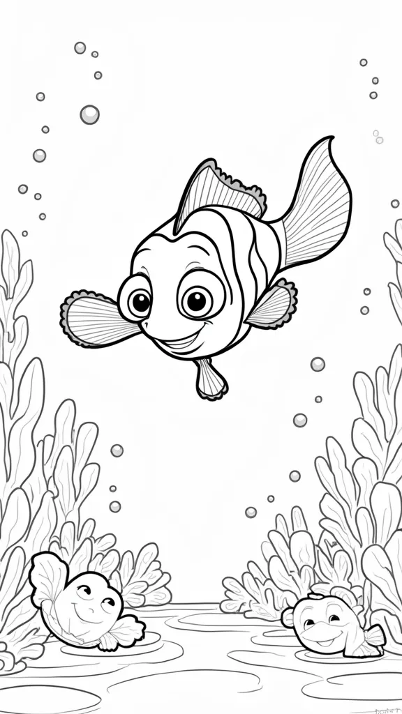 printable nemo coloring pages